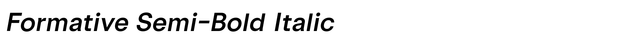 Formative Semi-Bold Italic image